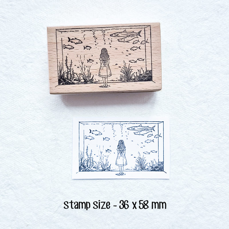 Daily Life Me Time Scrapbooking Wooden Stamp