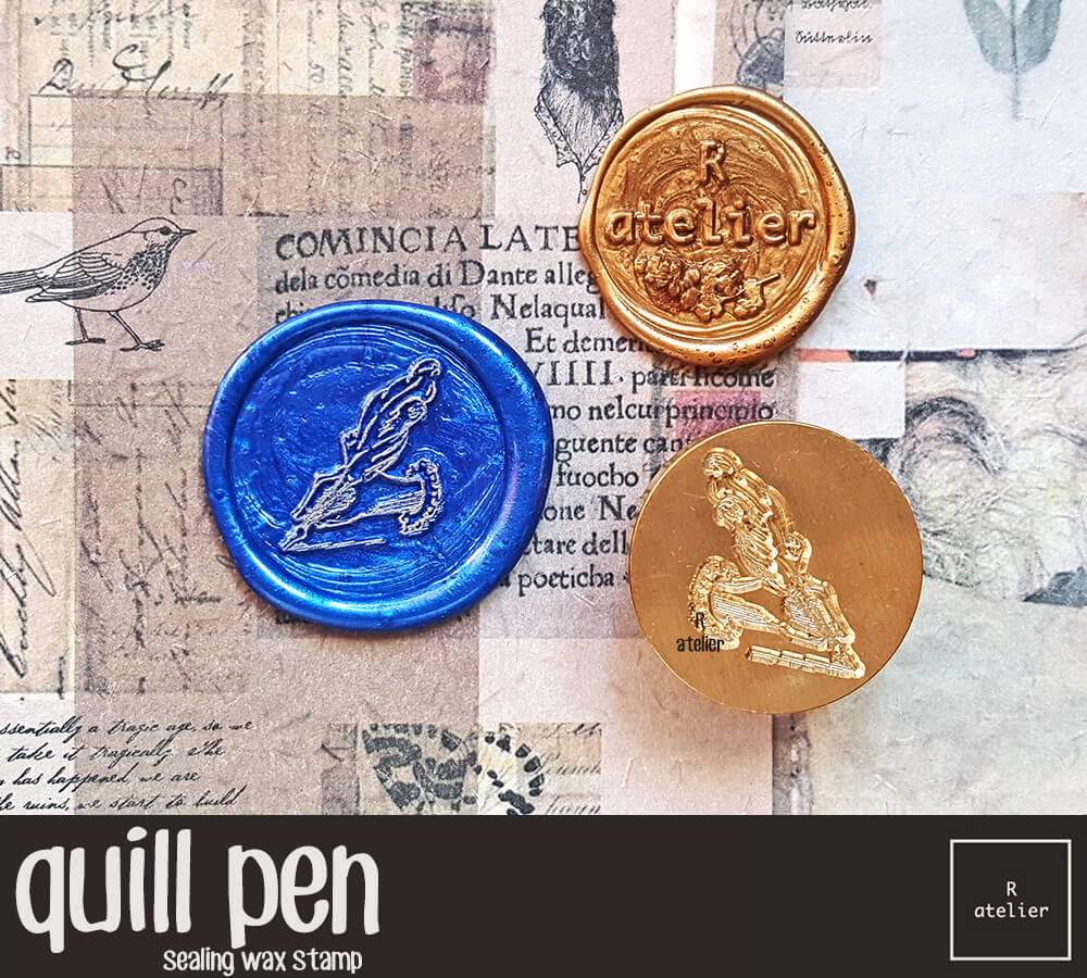 Quill Pens Series Wax Seal Stamps