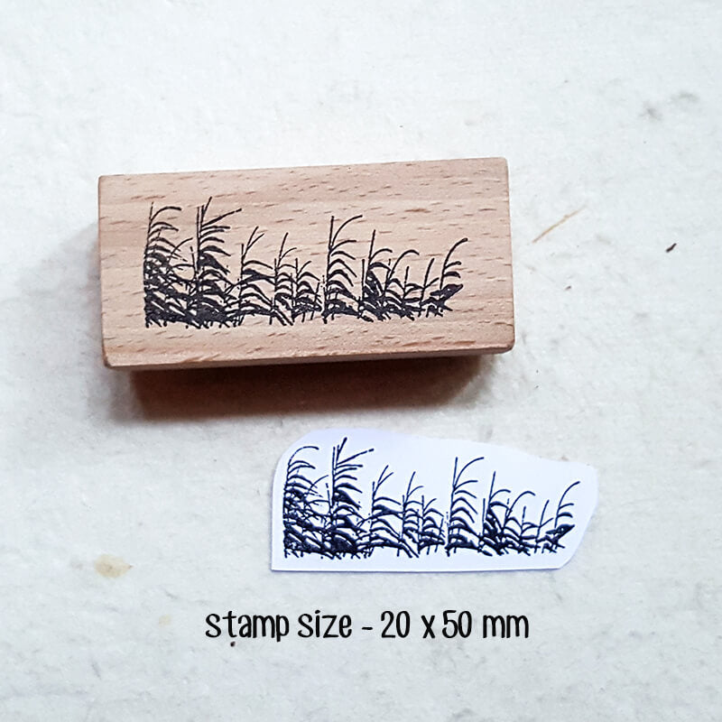 Wind in the Mountains Nature Outdoors Scrapbooking Wooden Stamps