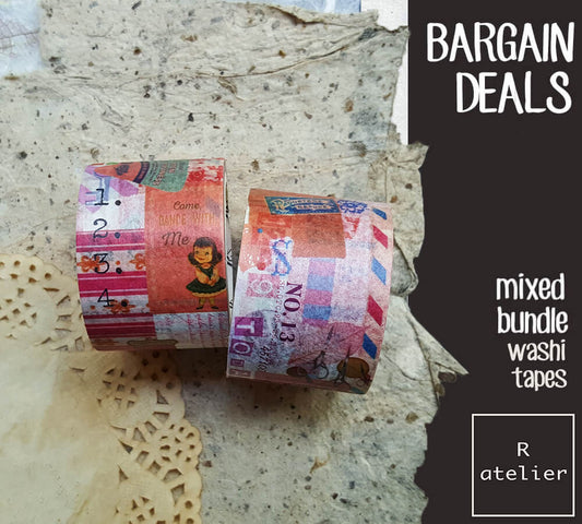 Mixed Bundle Scrapbooking Washi Tapes (Bargain Deals)