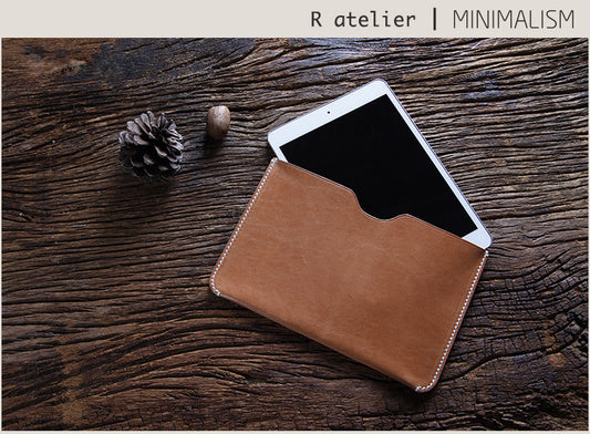 Handmade iPad Mini Leather Sleeve | Tablet Portfolio / Case / Sleeve