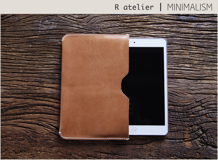 Handmade iPad Mini Leather Sleeve | Tablet Portfolio / Case / Sleeve