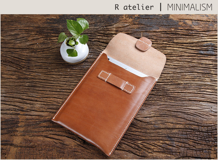 Handmade iPad Mini Leather Sleeve | Tablet Portfolio / Case / Sleeve