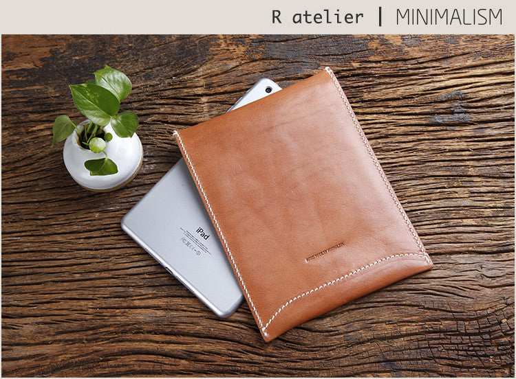 Handmade iPad Mini Leather Sleeve | Tablet Portfolio / Case / Sleeve