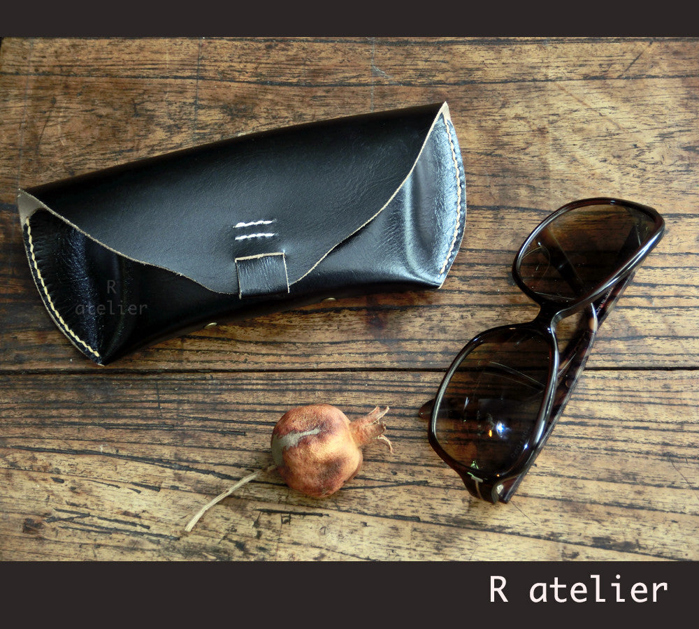 Handmade outlet leather spectacle case