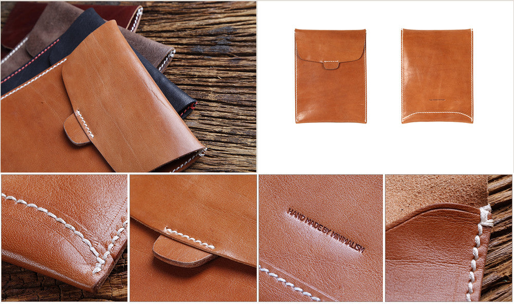 Handmade iPad Mini Leather Sleeve | Tablet Portfolio / Case / Sleeve