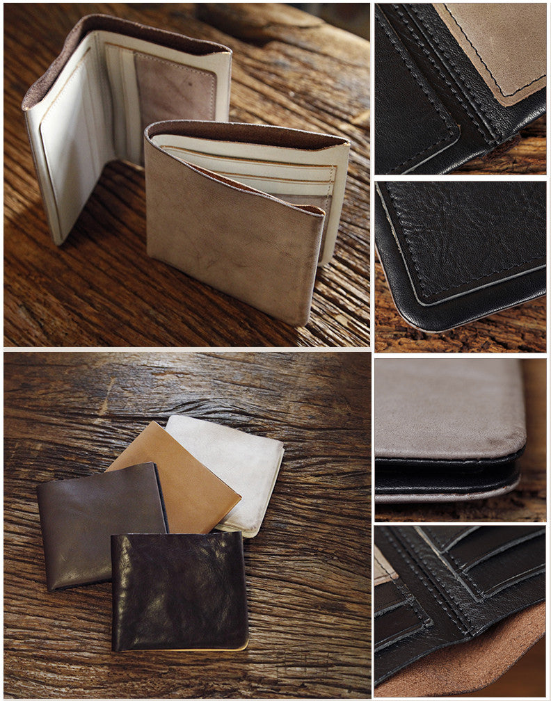 Minimalist Leather Bifold Wallet