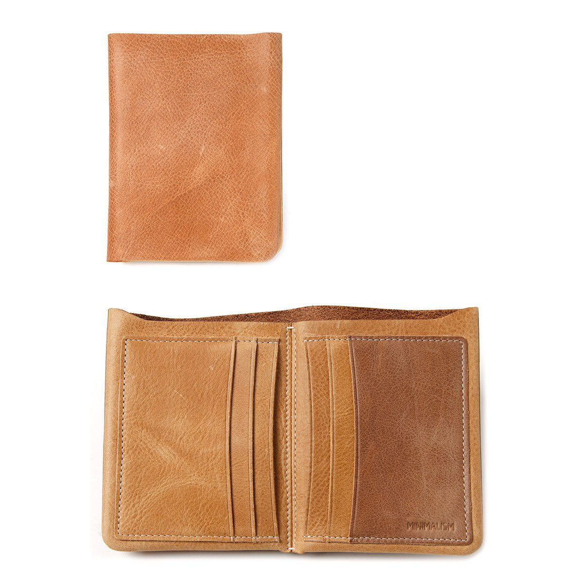 Minimalist Leather Bifold Wallet