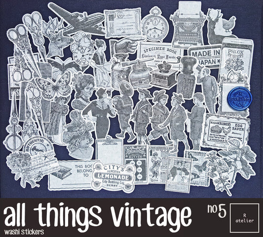 All Things Vintage (5) | Washi Stickers