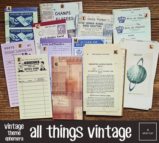 All Things Vintage Paper Ephemera