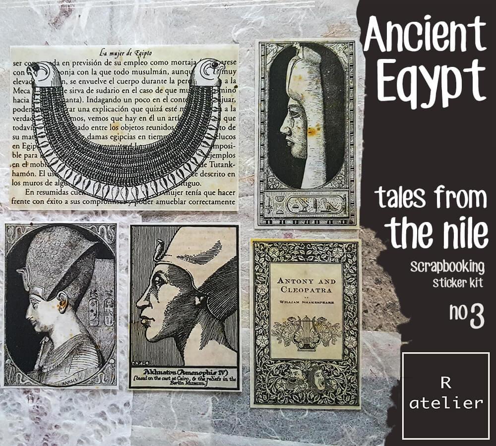 Ancient Egypt Series | Scrapbooking Stickers Kit