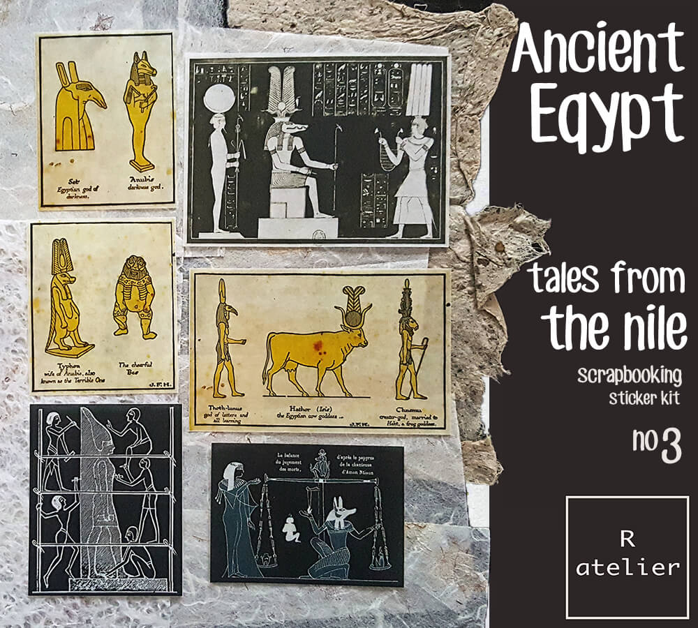 Ancient Egypt Series | Scrapbooking Stickers Kit