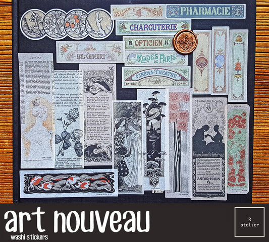 Art Nouveau | Washi Stickers