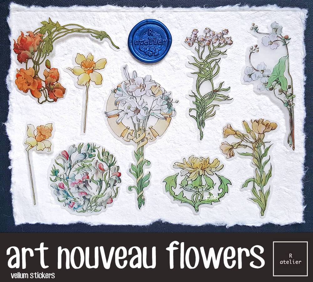 Art Nouveau Flowers