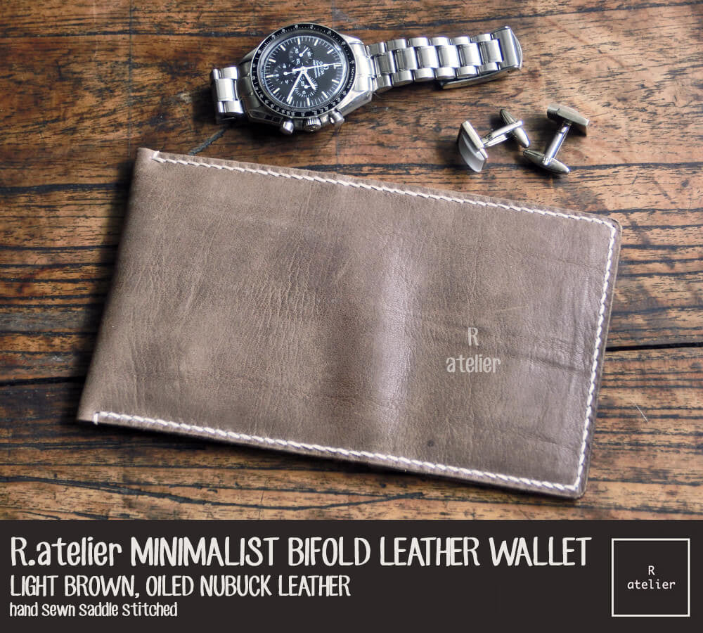 Minimalist Leather Bifold Wallet