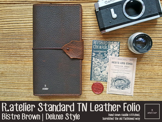 R.atelier Standard TN Leather Folio | Bistre Brown
