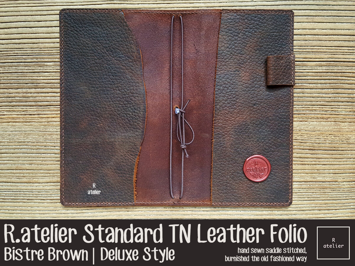 R.atelier Standard TN Leather Folio | Bistre Brown