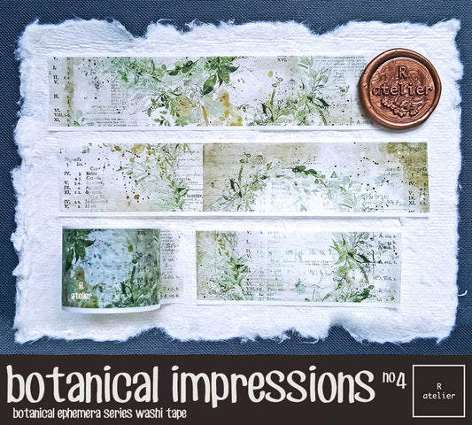 botanical impressions (4) Washi