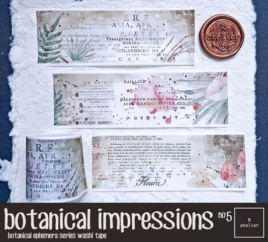 botanical impressions (5) Washi