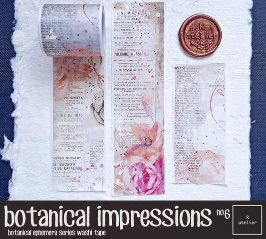 botanical impressions (6) Washi