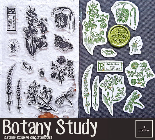 Botany Study | Cling Stamps Set (R.atelier Exclusive)