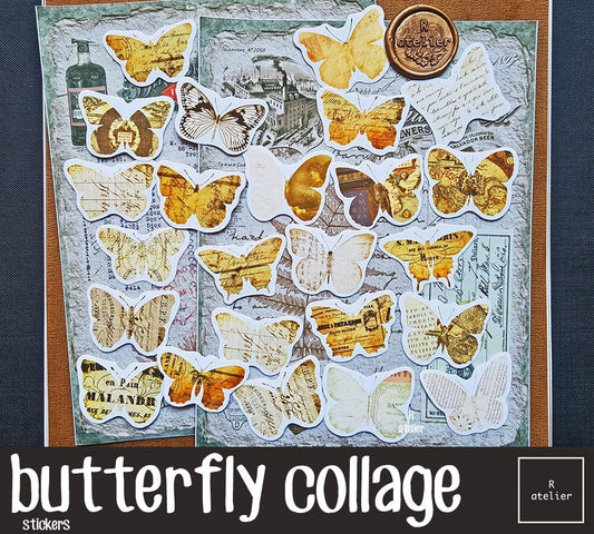 butterfly collage | Stickers