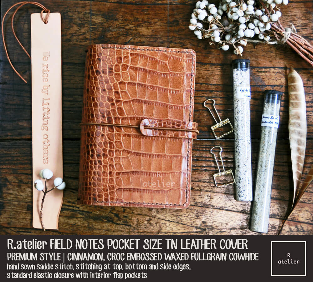 Field Notes Pocket Size Leather Journal Cover | Cinnamon