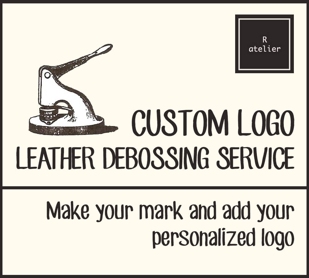 R.atelier Custom Logo Leather Debossing Service