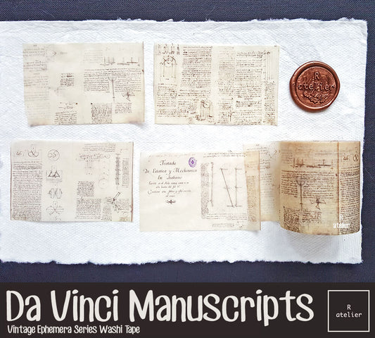 Da Vinci Manuscripts Washi