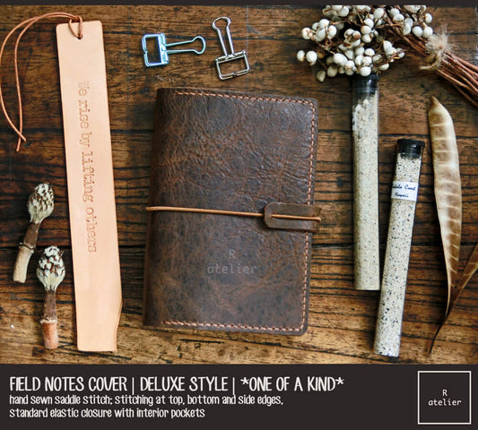 Field Notes | Leather Journal Cover | *One of A Kind* Coffee | Pocket Size