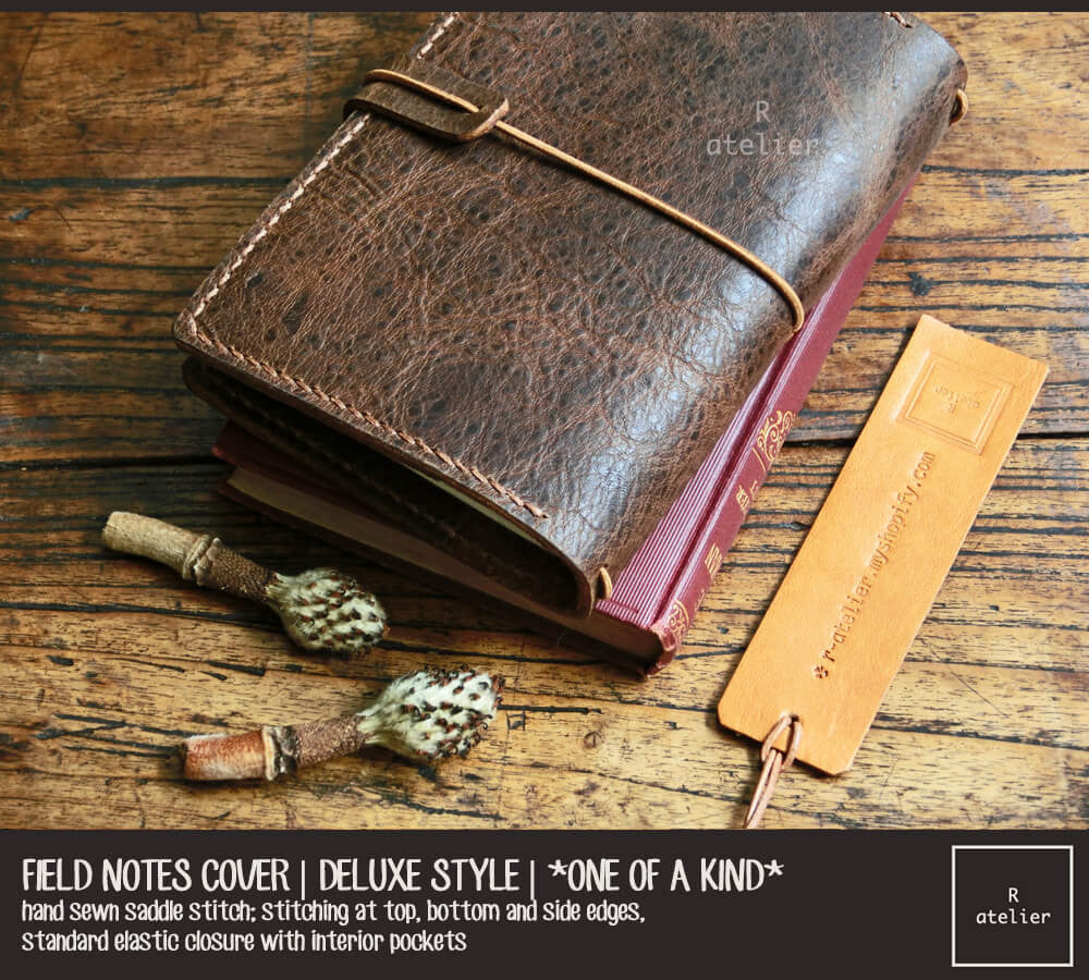 Field Notes | Leather Journal Cover | *One of A Kind* Coffee | Pocket Size