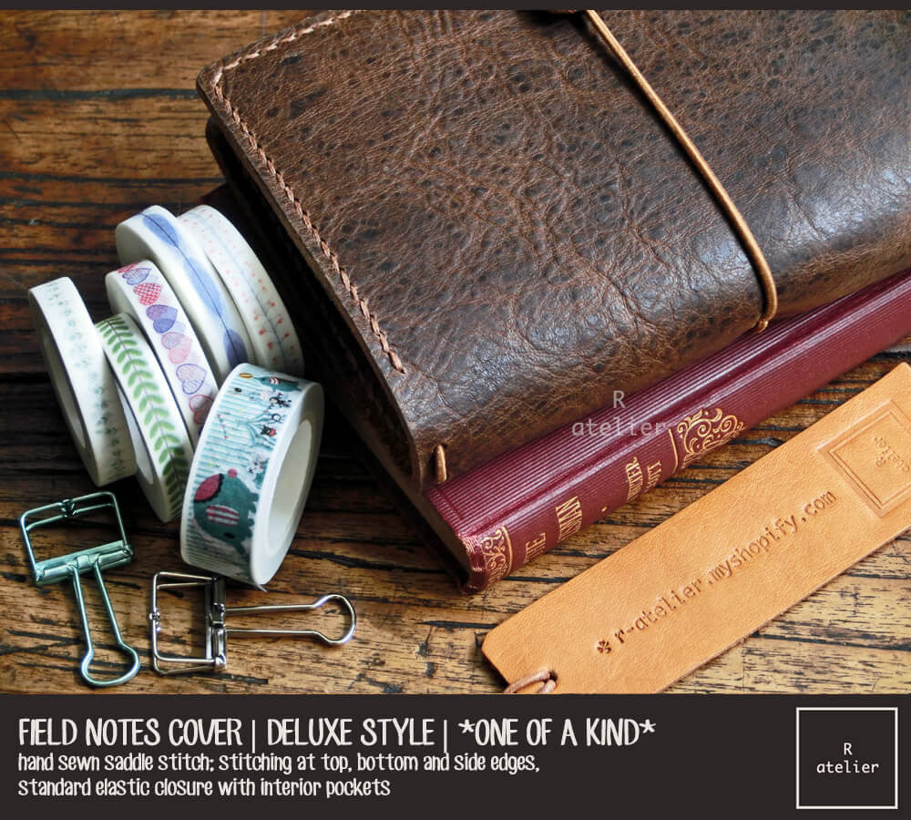 Field Notes | Leather Journal Cover | *One of A Kind* Coffee | Pocket Size