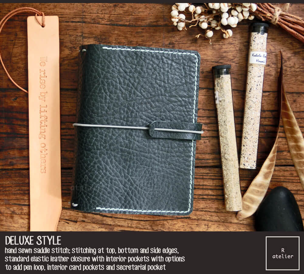 Field Notes | Leather Journal Cover | Midnight Green | Pocket Size