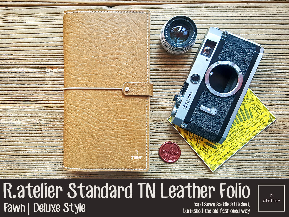 R.atelier Standard TN Leather Folio | Fawn