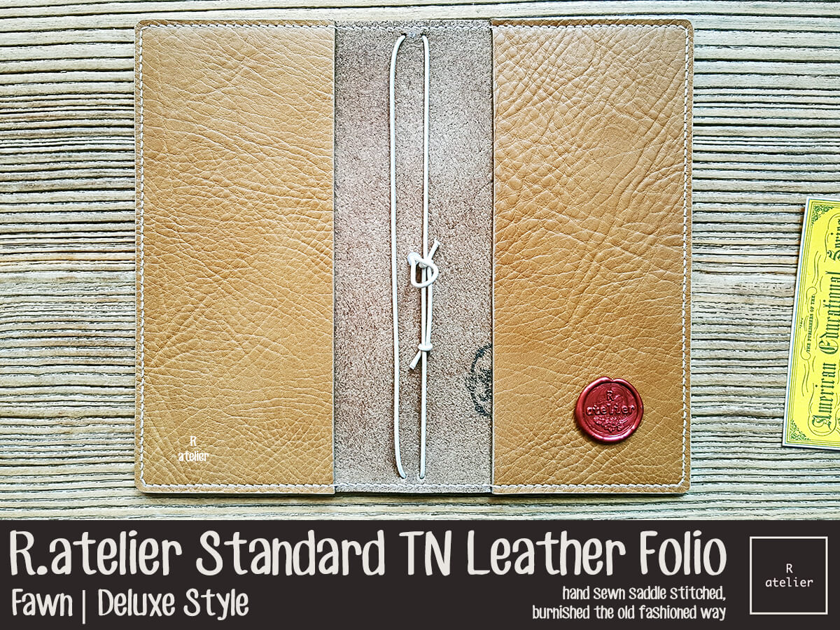 R.atelier Standard TN Leather Folio | Fawn
