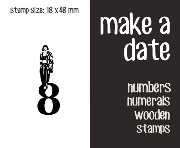 make a date Scrapbooking Wooden Stamps