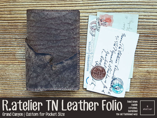 R.atelier Pocket TN Leather Folio | Grand Canyon