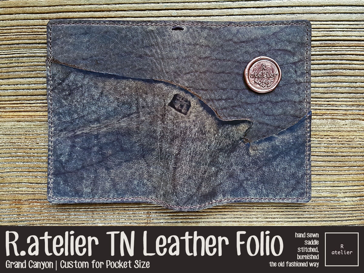 R.atelier Pocket TN Leather Folio | Grand Canyon