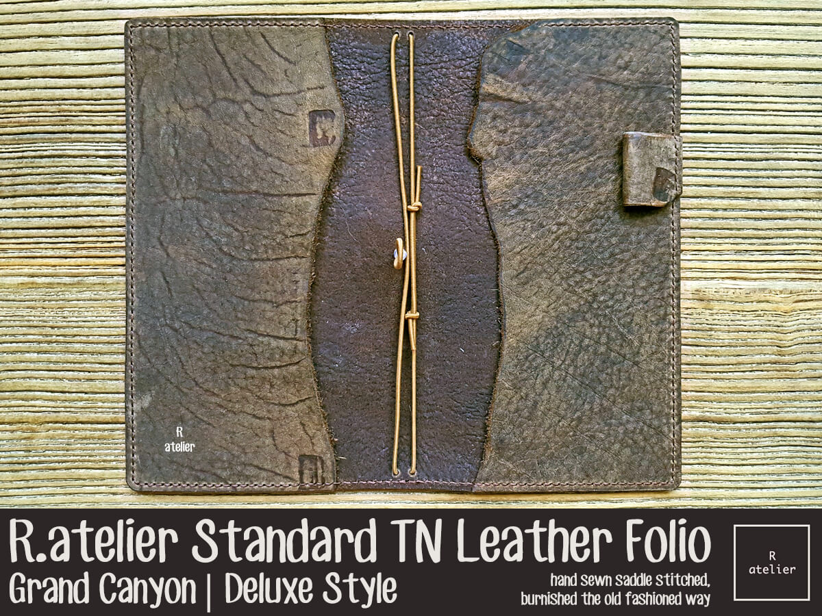 R.atelier Custom Standard TN Leather Folio | Grand Canyon