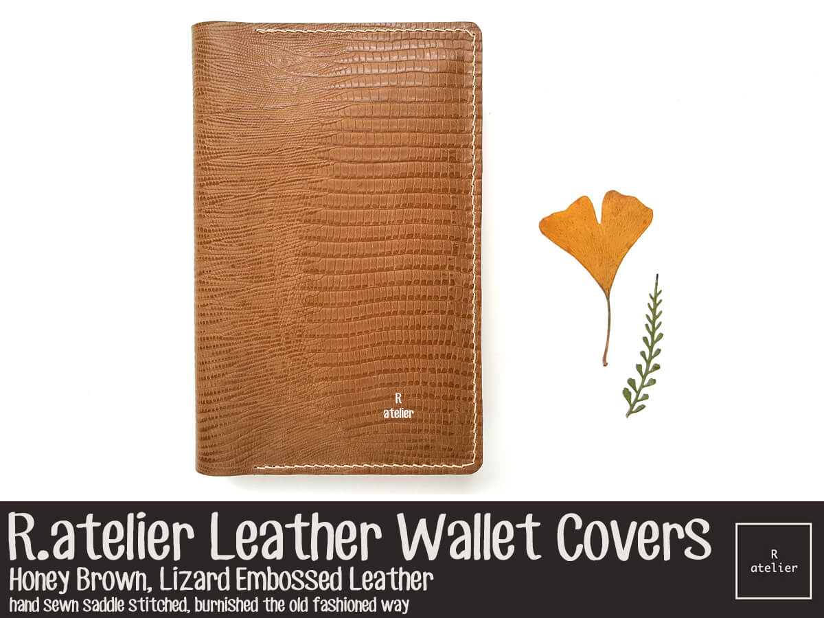 R.atelier Leather Wallet Cover | Honey Brown