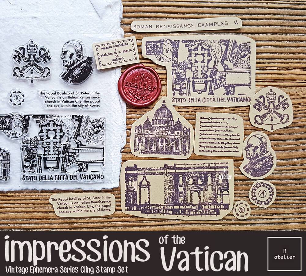 Impressions of the Vatican | Cling Stamps Set