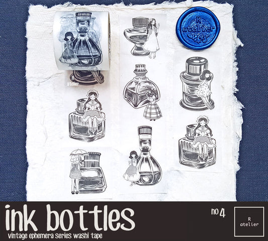 Ink Bottles (4) Washi (Limited Edition)