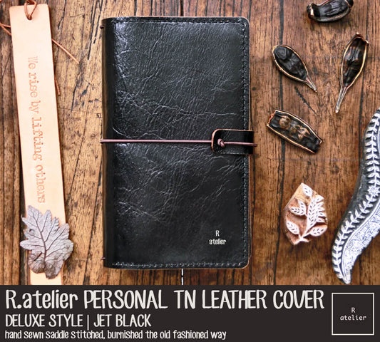 R.atelier Personal TN Leather Cover | Jet Black