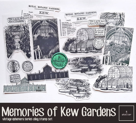 Memories of Kew Gardens | Cling Stamps Set (R.atelier Exclusive)
