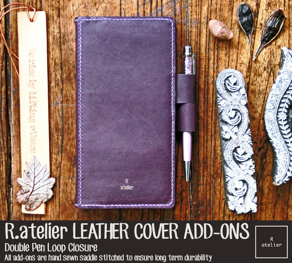 R.atelier Hobonichi Weeks Mega Leather Notebook Folio