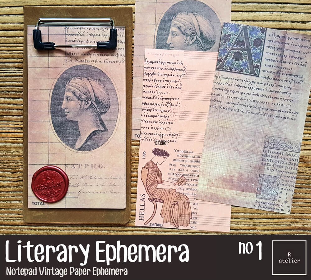 Literary Ephemera Series Notepad (No.1)