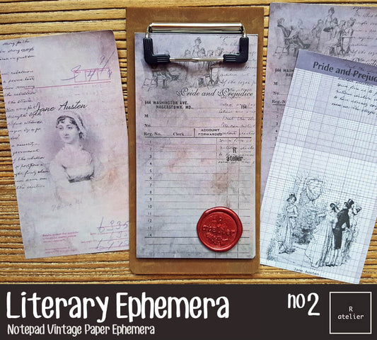 Literary Ephemera Series Notepad (No.2)