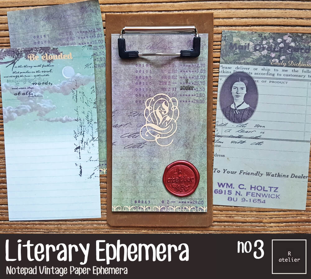 Literary Ephemera Series Notepad (No.3)