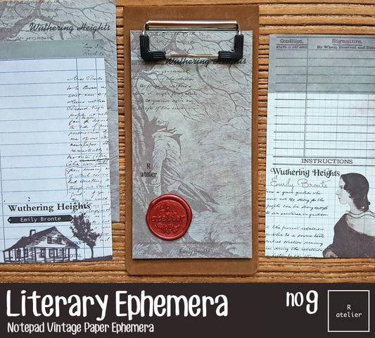 Literary Ephemera Series Notepad (No.9)