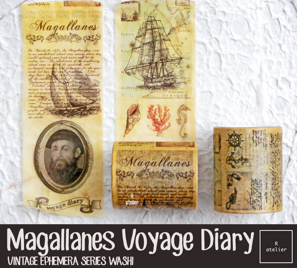 Magallanes Voyage Diary Washi